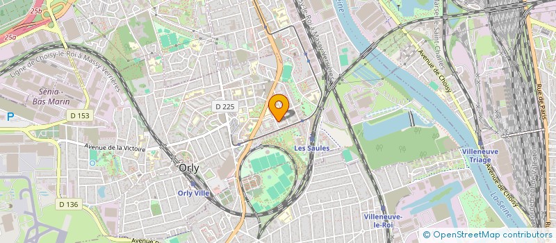 localisation de l'entreprise ASSOCIATION A.N.A (AIDER NOS AINES)  ORLY