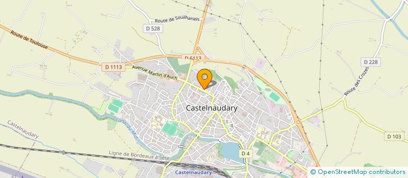 localisation de l'entreprise ASSOCIATION A NOS AMES PERDUES  CASTELNAUDARY