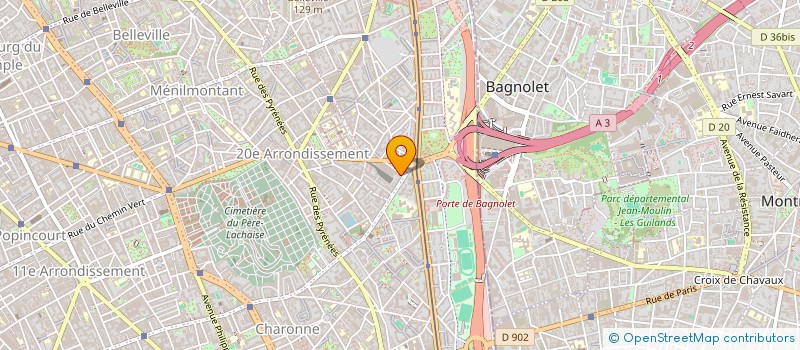 localisation de l'entreprise ASSOCIATION A.O.C.C.A.M.  PARIS