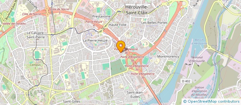 localisation de l'entreprise ASSOCIATION A.P.H.3 PIERRE HEUZE à CAEN
