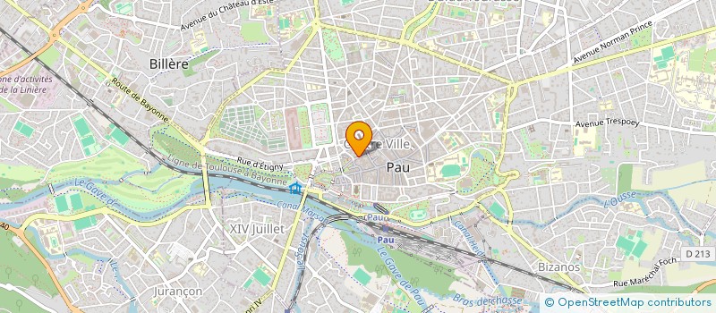 localisation de l'entreprise ASSOCIATION A PETITS PAS à PAU