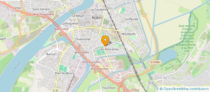 localisation de l'entreprise ASSOCIATION A.PHILIPPE à ARLES