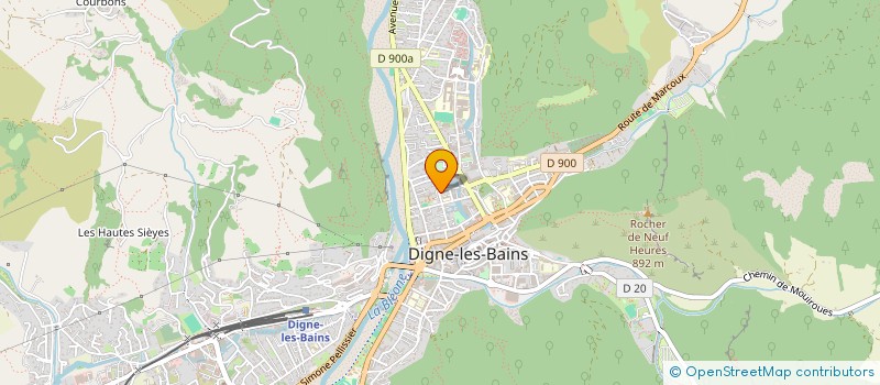 localisation de l'entreprise ASSOCIATION A SA PORTEE à DIGNE-LES-BAINS