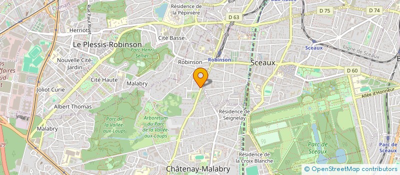 localisation de l'entreprise ASSOCIATION A TESSIER à CHATENAY-MALABRY