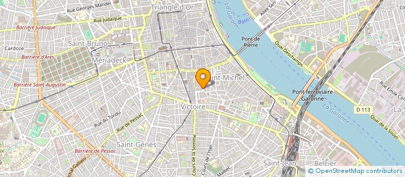 localisation de l'entreprise ASSOCIATION A TRAVERS CHANT à BORDEAUX