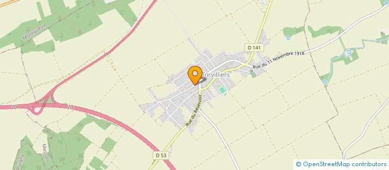 localisation de l'entreprise ASSOCIATION A.U.R.A.  TORVILLIERS