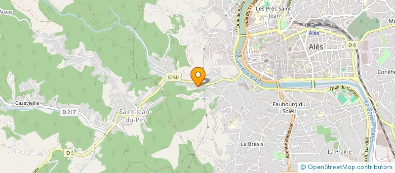 localisation de l'entreprise ASSOCIATION A.V.E.N.I.R.T. à ALES