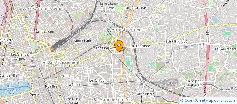 localisation de l'entreprise ASSOCIATION A VOCATION ORDINALE DES PSYCHO-BIO-ACUPRESSEURS à MARSEILLE