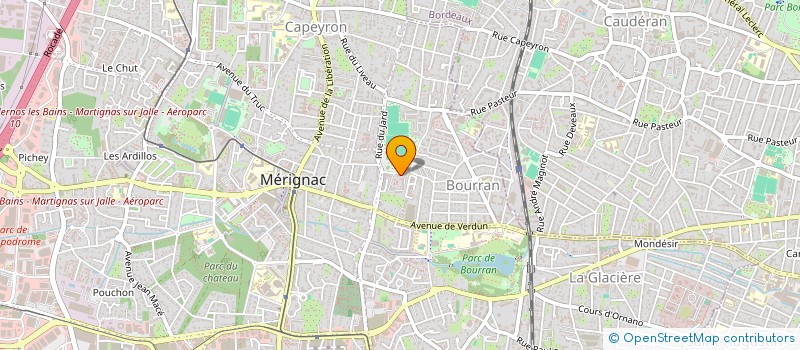 localisation de l'entreprise ASSOCIATION A2MI à MERIGNAC