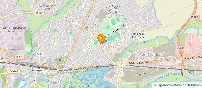 localisation de l'entreprise ASSOCIATION A3C à BOURGES