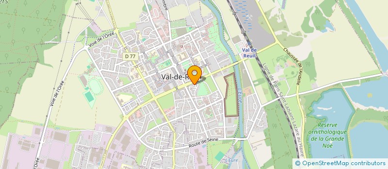 localisation de l'entreprise ASSOCIATION AAFEVAL AMICALE AFRICAINE DES FEMMES DE VAL DE REUIL  VAL-DE-REUIL