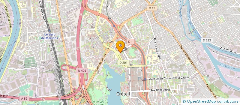 localisation de l'entreprise ASSOCIATION AASEP  CRETEIL