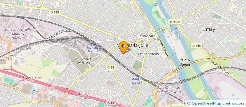 localisation de l'entreprise ASSOCIATION  ABACA  MANTES-LA-JOLIE