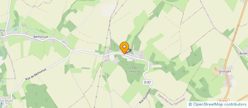 localisation de l'entreprise ASSOCIATION ABBAYE DE BELVAL  TROISVAUX