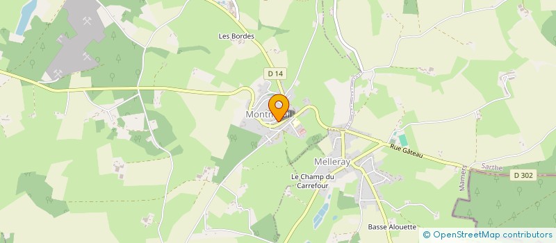 localisation de l'entreprise ASSOCIATION ABBE JOSEPH ROUXEL  MONTMIRAIL