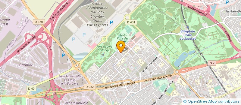 localisation de l'entreprise ASSOCIATION ABC à AULNAY-SOUS-BOIS