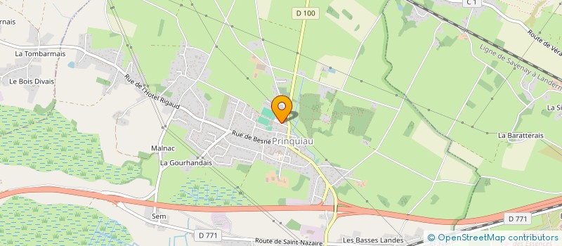 localisation de l'entreprise ASSOCIATION ABIGAEL  PRINQUIAU