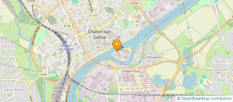 localisation de l'entreprise ASSOCIATION ABIGAIL MATHIEU  CHALON-SUR-SAONE