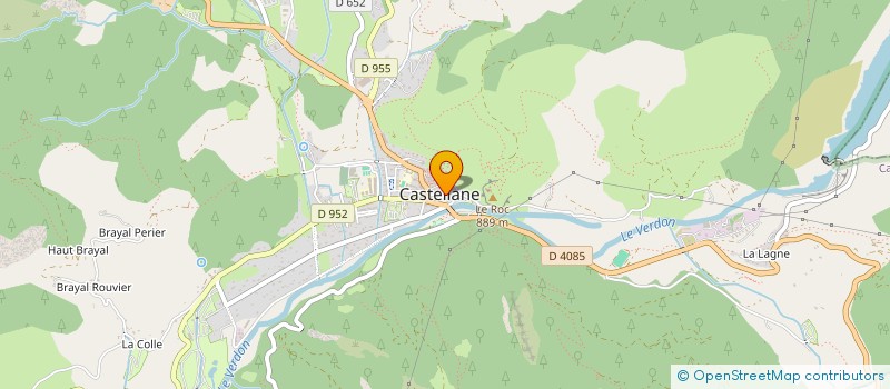localisation de l'entreprise ASSOCIATION ABOARD RAFTING à CASTELLANE