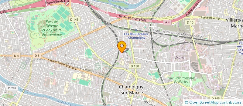 localisation de l'entreprise ASSOCIATION ABREUVOIR à CHAMPIGNY-SUR-MARNE