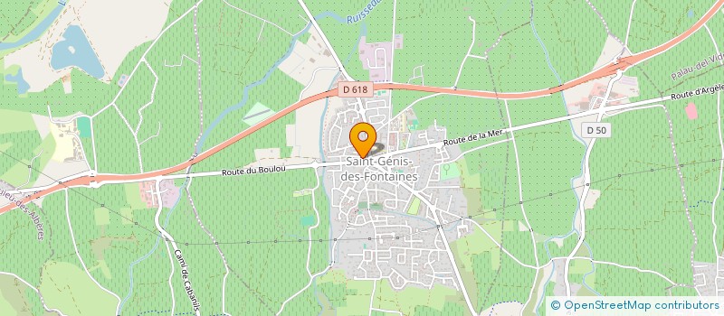 localisation de l'entreprise ASSOCIATION ABSENCE  SAINT-GENIS-DES-FONTAINES