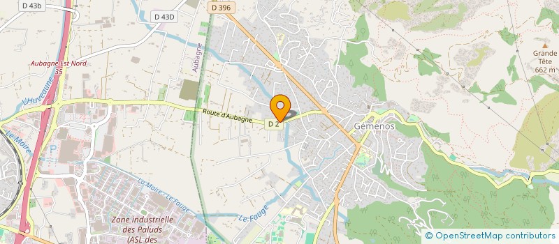 localisation de l'entreprise ASSOCIATION ABSOLEM MUSIQUE  GEMENOS