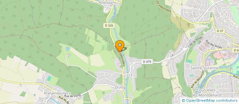 localisation de l'entreprise ASSOCIATION AC COMPETITION  DUNG