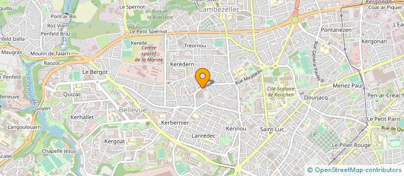 localisation de l'entreprise ASSOCIATION AC2E à BREST