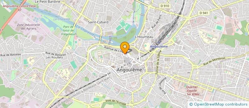 localisation de l'entreprise ASSOCIATION ACACCIAS ACACCIAS à ANGOULEME