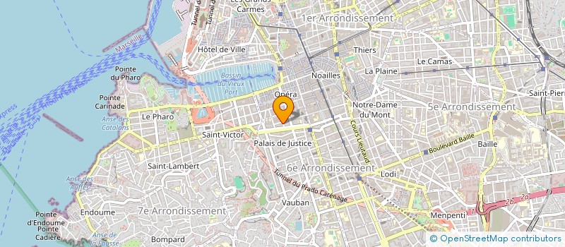 localisation de l'entreprise ASSOCIATION ACCES à MARSEILLE