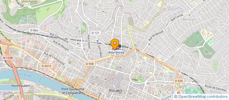 localisation de l'entreprise ASSOCIATION ACCES MEDECINE SANTE ROUEN (A.M.S.R.) à ROUEN