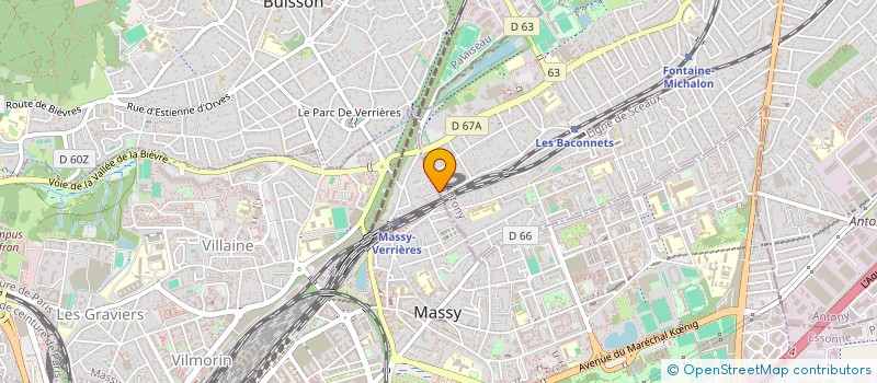 localisation de l'entreprise ASSOCIATION ACCORD à MASSY