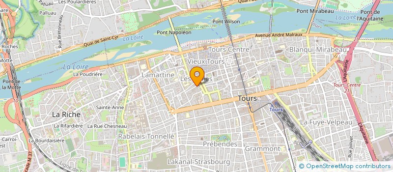 localisation de l'entreprise ASSOCIATION ACCORD A CHOEUR  TOURS