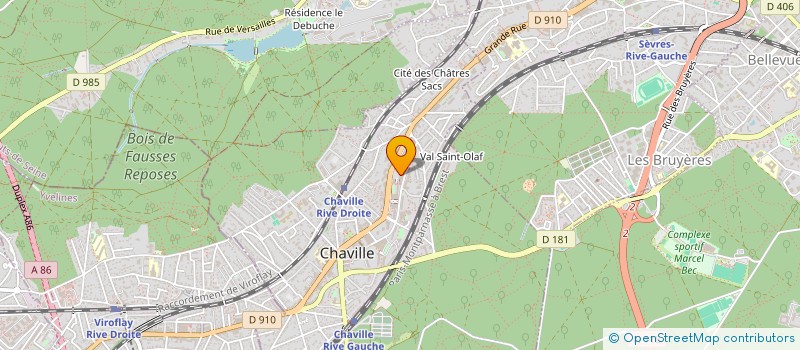 localisation de l'entreprise ASSOCIATION ACCORDS MAJEURS à CHAVILLE