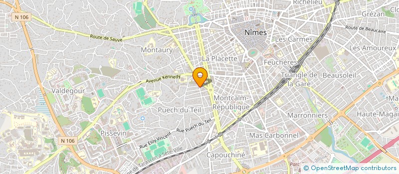 localisation de l'entreprise ASSOCIATION ACCORDS PARFAITS  NIMES