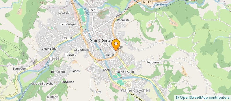 localisation de l'entreprise ASSOCIATION ACCORDS SUBTILS à SAINT-GIRONS