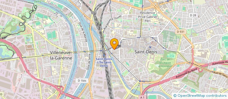localisation de l'entreprise ASSOCIATION ACCUEIL AGRICOLE ET ARTISANAL à SAINT-DENIS