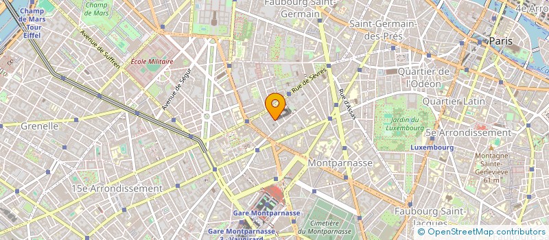 localisation de l'entreprise ASSOCIATION ACCUEIL BAROUILLERE  PARIS 6