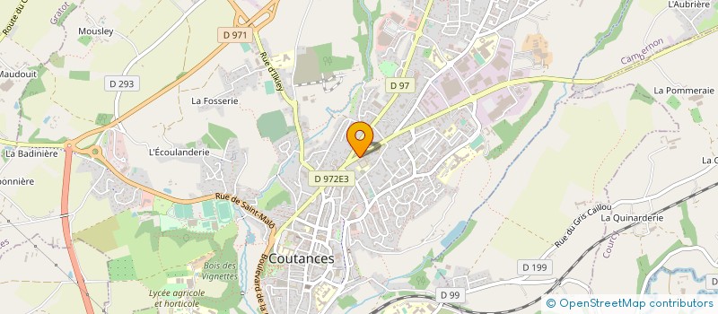 localisation de l'entreprise ASSOCIATION ACCUEIL EMPLOI à COUTANCES