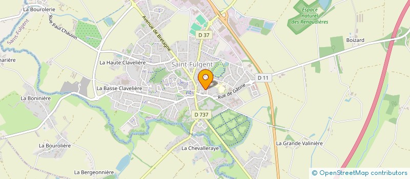 localisation de l'entreprise ASSOCIATION ACCUEIL ET LOISIRS à SAINT-FULGENT