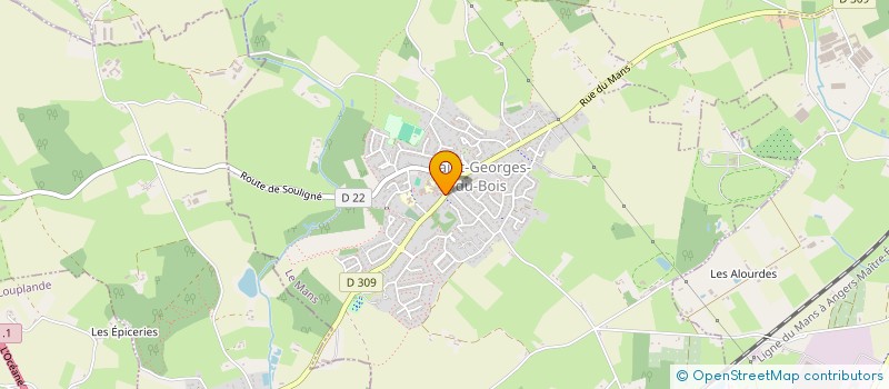 localisation de l'entreprise ASSOCIATION ACCUEIL PERI SCOLAIRE à SAINT-GEORGES-DU-BOIS