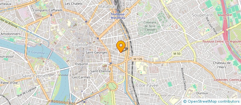 localisation de l'entreprise ASSOCIATION ACCUEIL PERSONNEL PTT  TOULOUSE