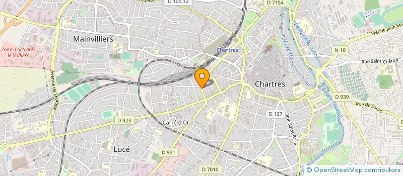 localisation de l'entreprise ASSOCIATION ACCUEIL REINSERTION EMPLOI à CHARTRES