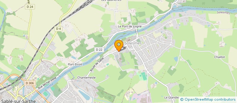 localisation de l'entreprise ASSOCIATION ACCUEIL SAINTE ANNE  SOLESMES