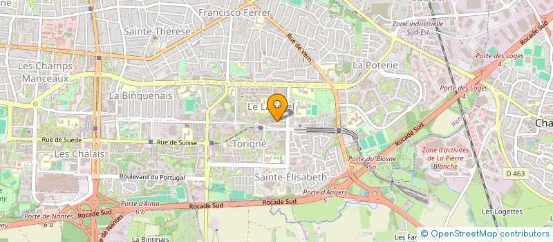 localisation de l'entreprise ASSOCIATION ACDCL à RENNES