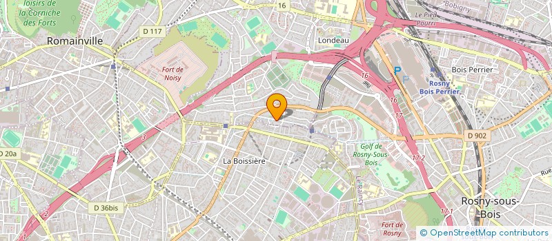 localisation de l'entreprise ASSOCIATION ACM à NOISY-LE-SEC