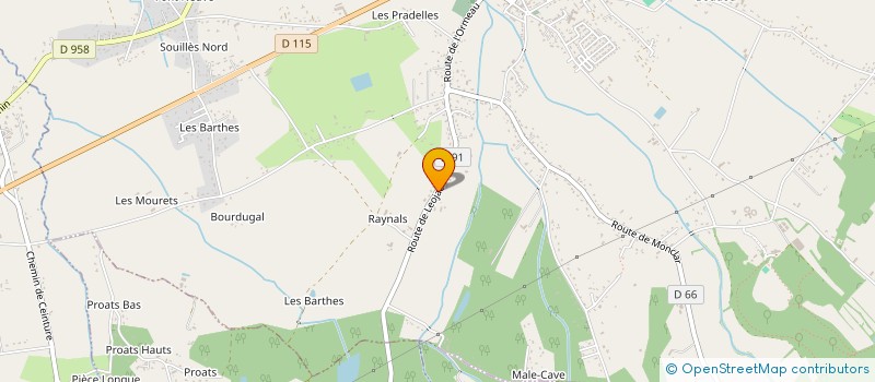 localisation de l'entreprise ASSOCIATION ACOGEST  SAINT-ETIENNE-DE-TULMONT