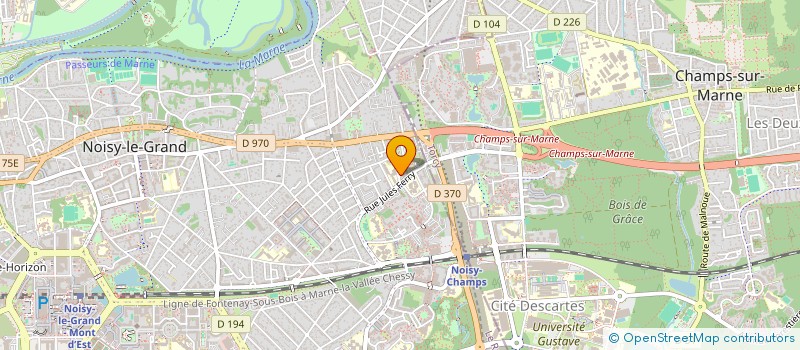 localisation de l'entreprise ASSOCIATION ACROPOLITAN FIRE  NOISY-LE-GRAND