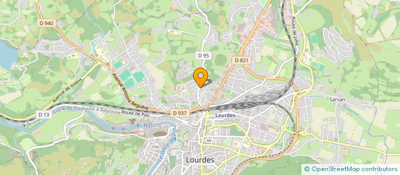 localisation de l'entreprise ASSOCIATION ACROSS TRUST à LOURDES