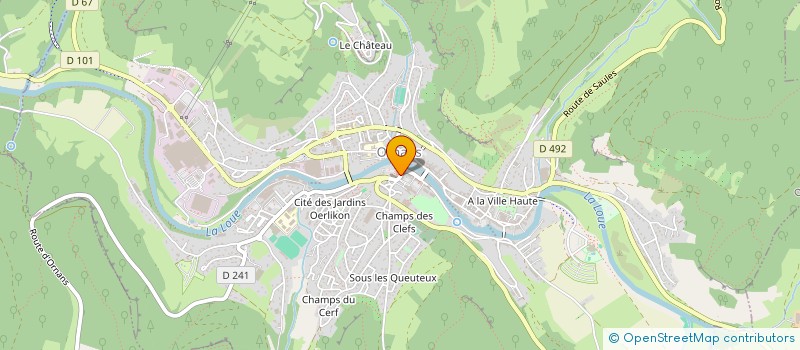 localisation de l'entreprise ASSOCIATION ACTEMA à ORNANS